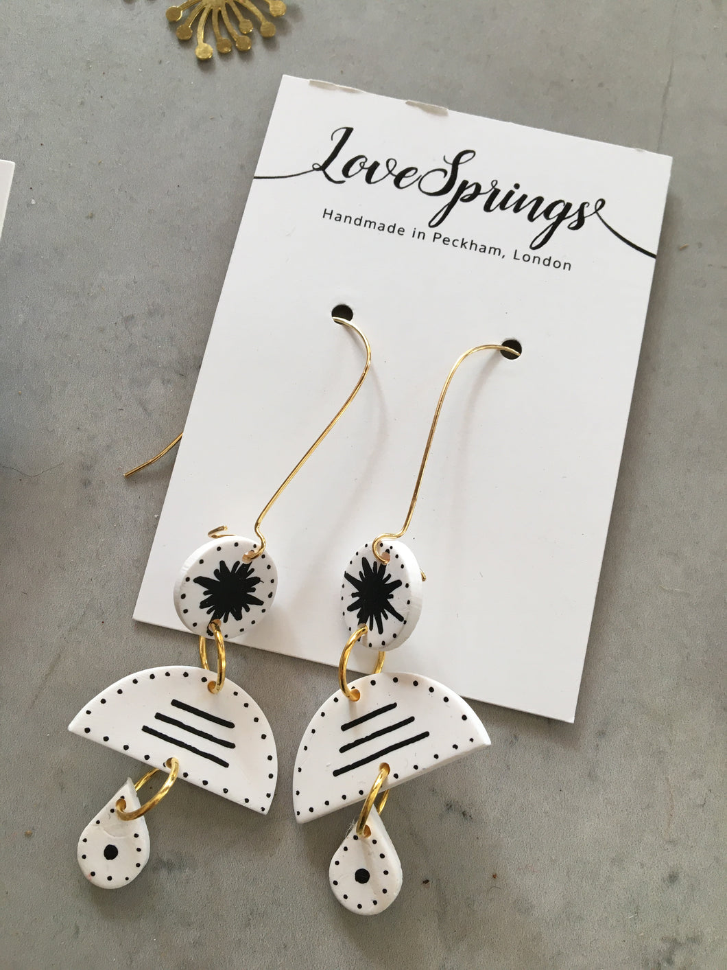 Eivissa Star Double Drop Earrings