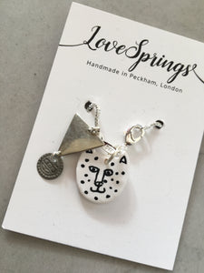 Eivissa Sterling Silver Tiger Pendant Necklace