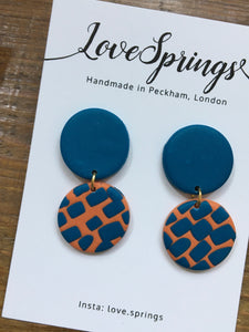 Marrakech Tile Double Drop Earrings